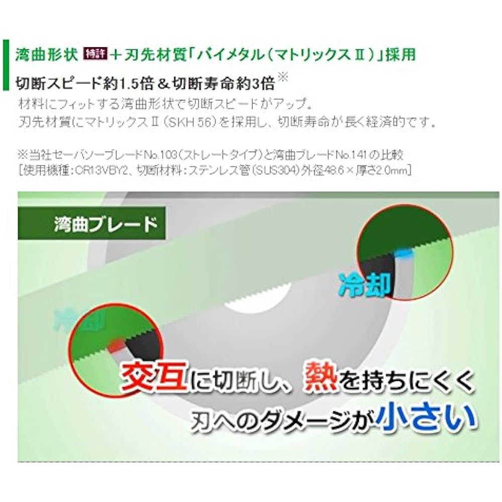 HiKOKI Curved Saber Saw Blade Reciprocating Saw Blade No.145 (Total length 150mm) (50 pieces) 0000-4416