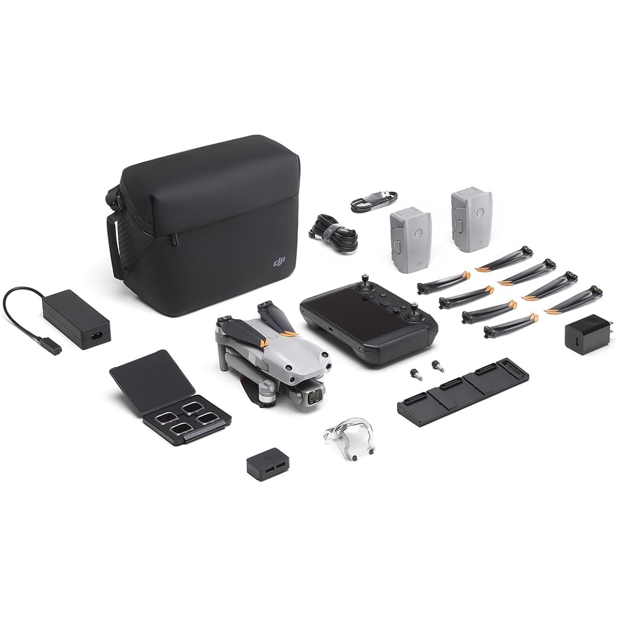 DJI Air 2S Fly More Combo with Smart Controller Drone with 4K Camera, 5.4K Video, 1-Inch CMOS Sensor, 4-Direction Obstacle Detection, 31 Minute Flight Time, Video Transmission