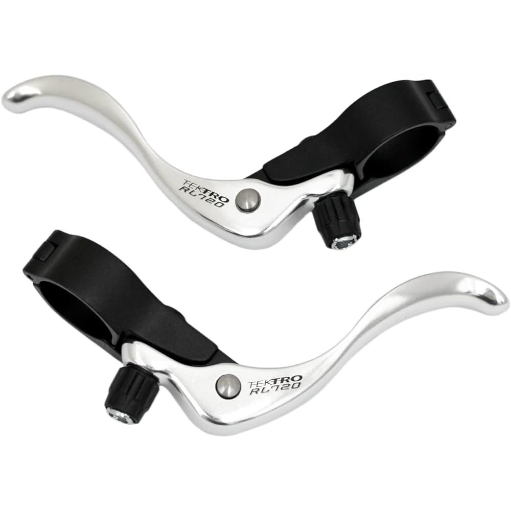 Tektro RL720 Canti Brake Cyclocross Brake Lever 24mm OD Sliver/Black, ST2579