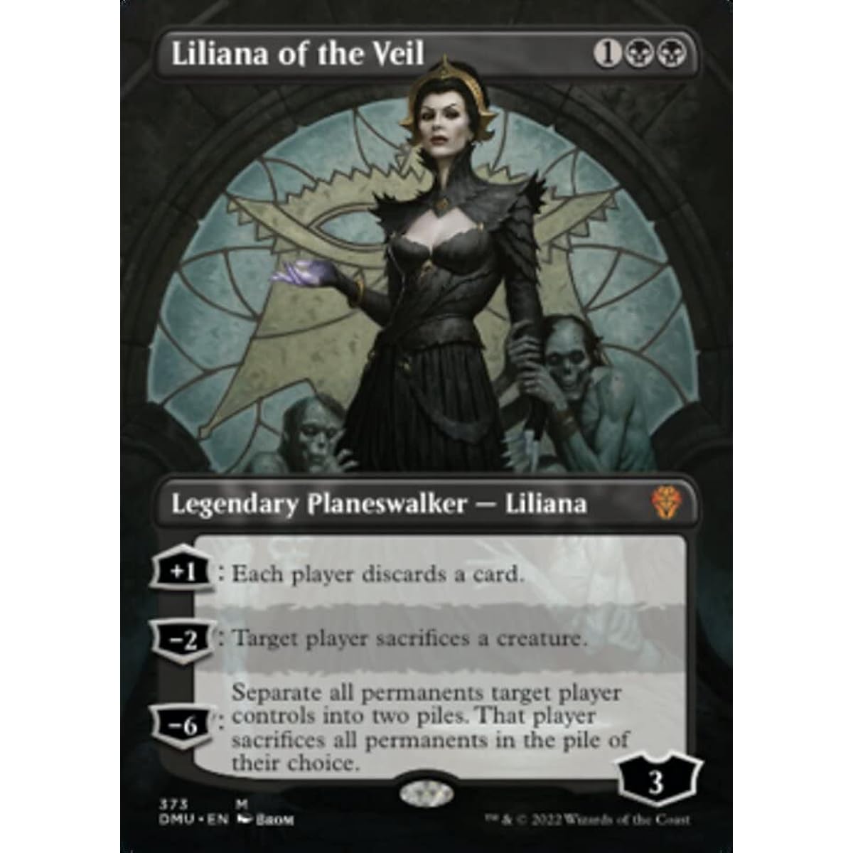 Magic: The Gathering - Liliana of the Veil (373) - Borderless - Dominaria United