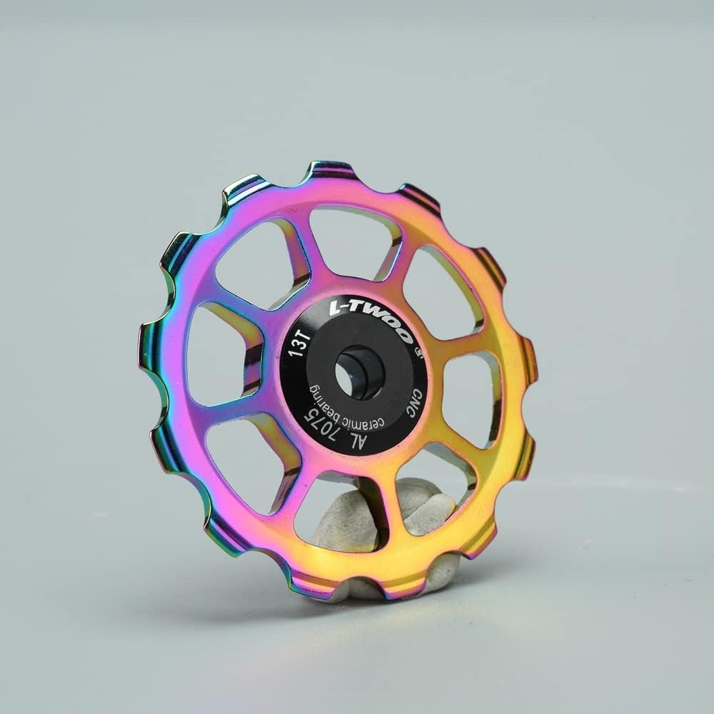 Carbon Big Pulley for Dura-ace / Ultegra with Ceramic Bearing R9100 R9200 / R8000 R8100 Pulley Set Gear Set with Carbon Fiber Bearing Rear Wheel Guide Wheel