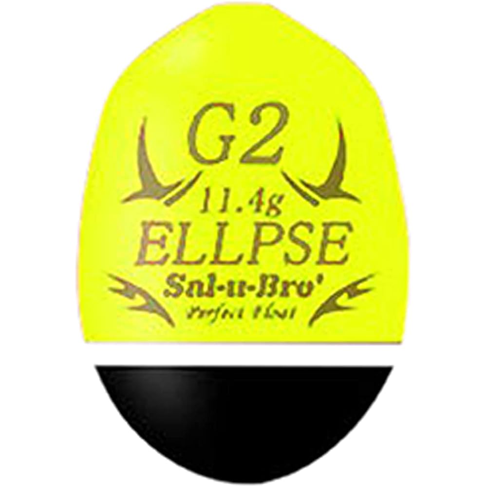 Solbre Ellipse Yellow Medium Float Gray Conical Float