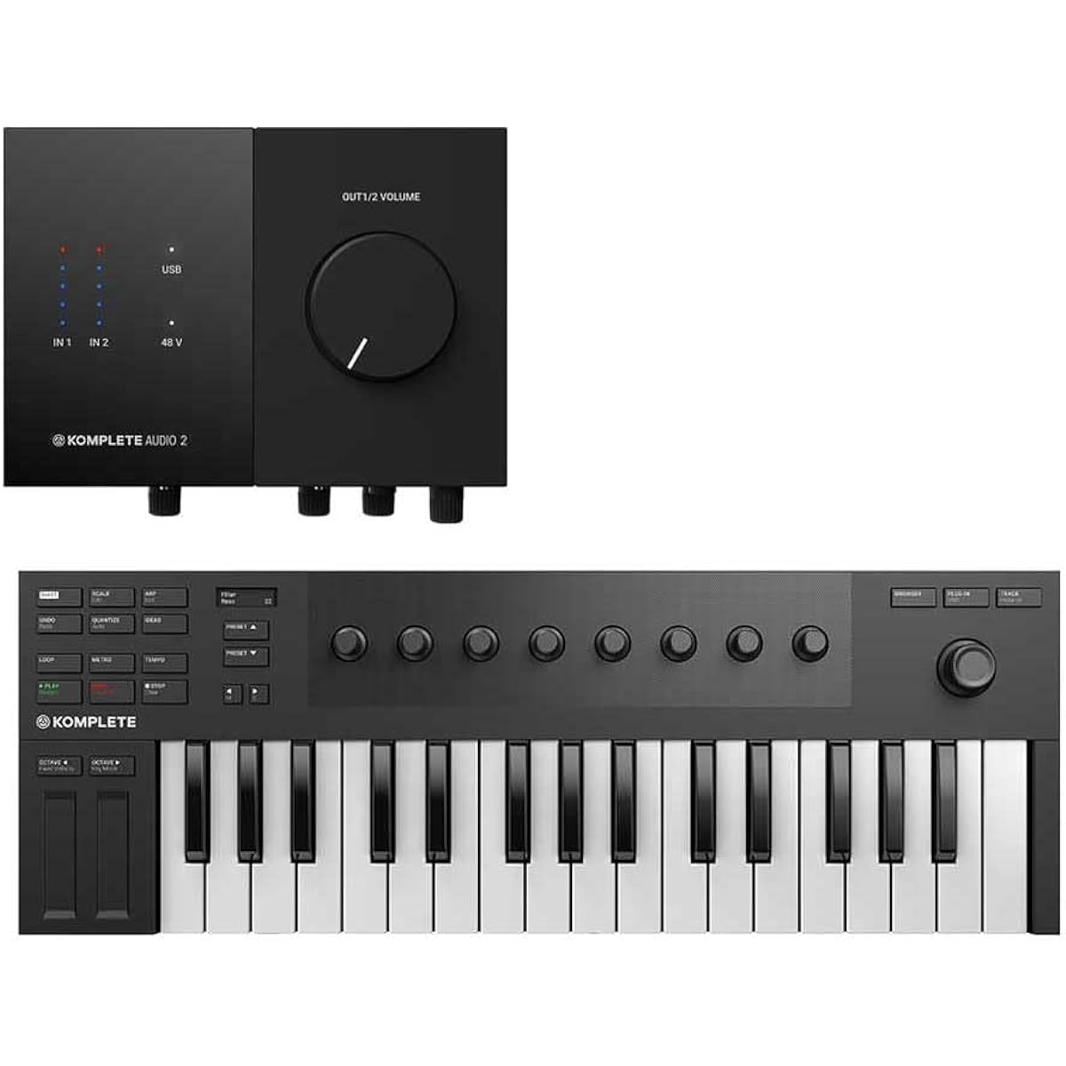 Native Instruments (NI) KOMPLETE AUDIO 2 + KOMPLETE KONTROL M32 Audio Interface Native Instruments