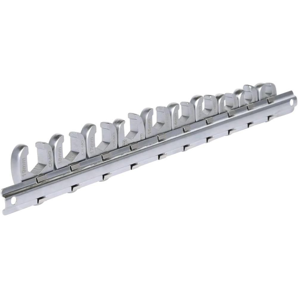 KS TOOLS 3/8" Crawfoot wrench hexagonal set 10 pcs 913.3800