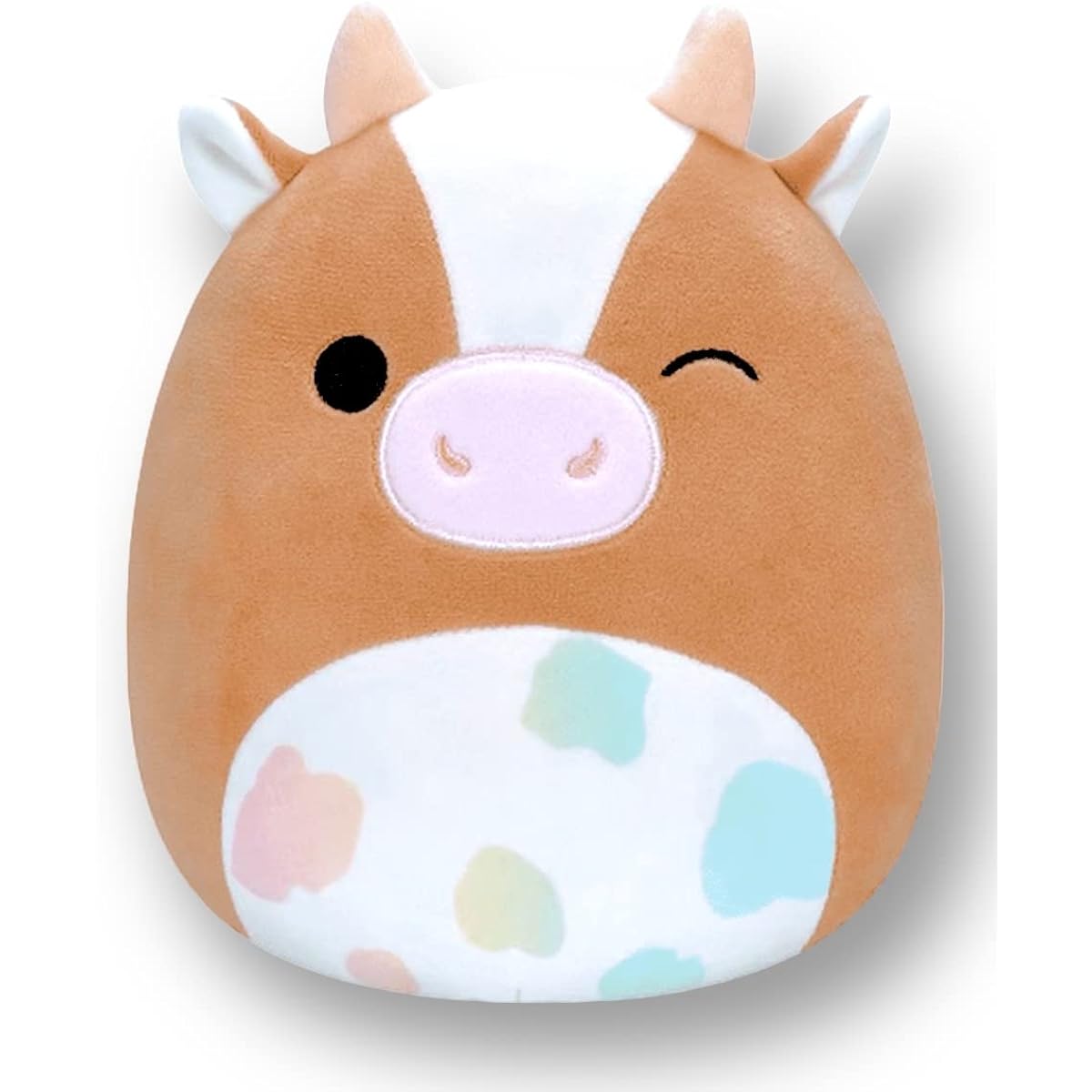 Squishmallow 14 inch Gurriella the Cow.
