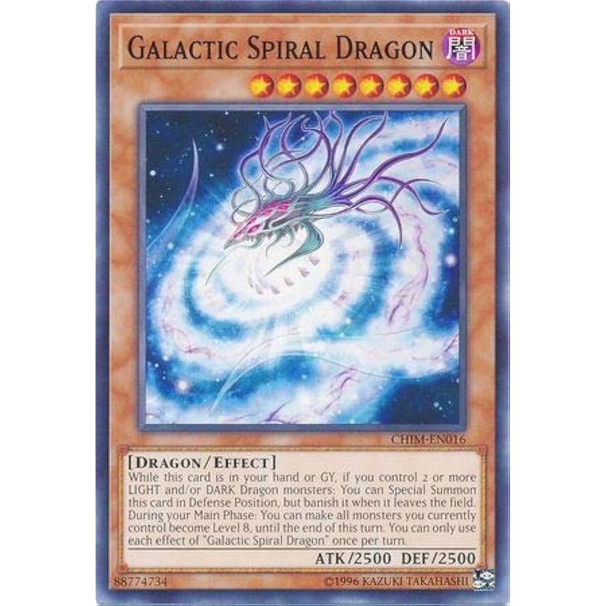 Galaxy Spiral Dragon CHIM-EN016 Common Unlimited Edition