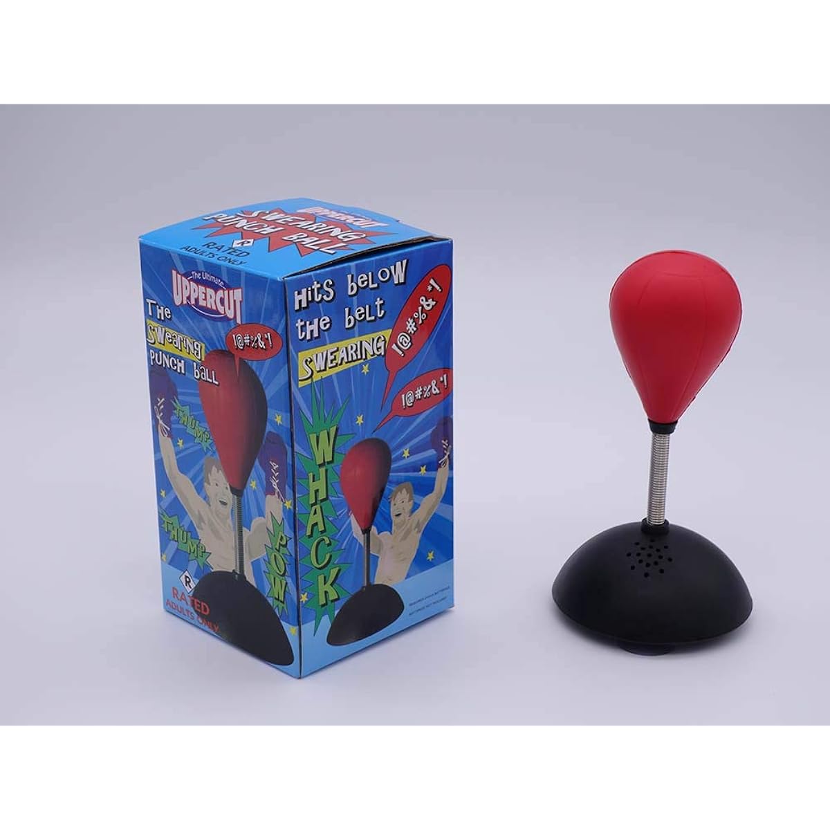 Top Wraps BS Button BS Swear Punching Ball Table Top Stress Relief