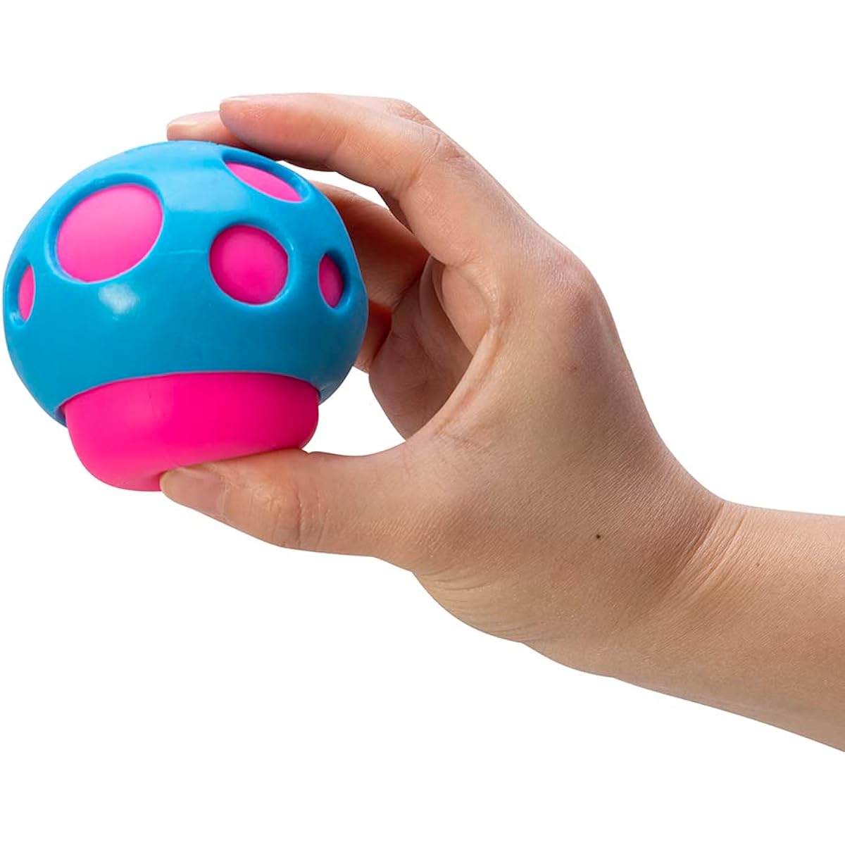 Schylling NeeDoh Shroom - The Groovy Glob! - Assorted Colors 2.7" x 2.7"