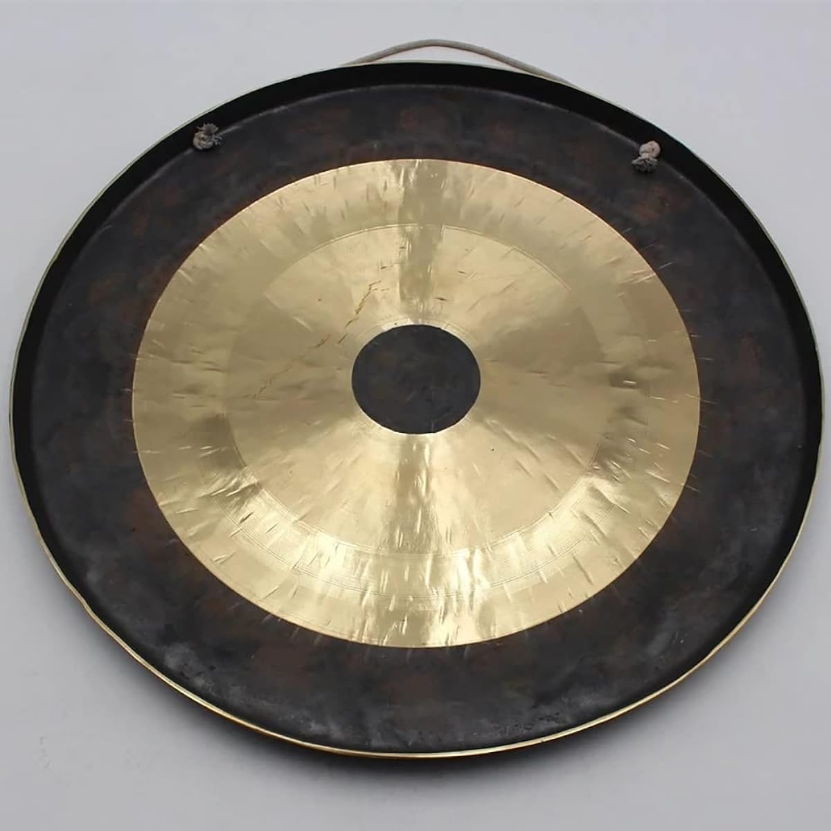 Chinese Bronze Gong, Selected Quality, Beautiful Sparkling Wash Quality, Soothing Sound, For Outdoor, Patio, Home (Size : 18 Inch)