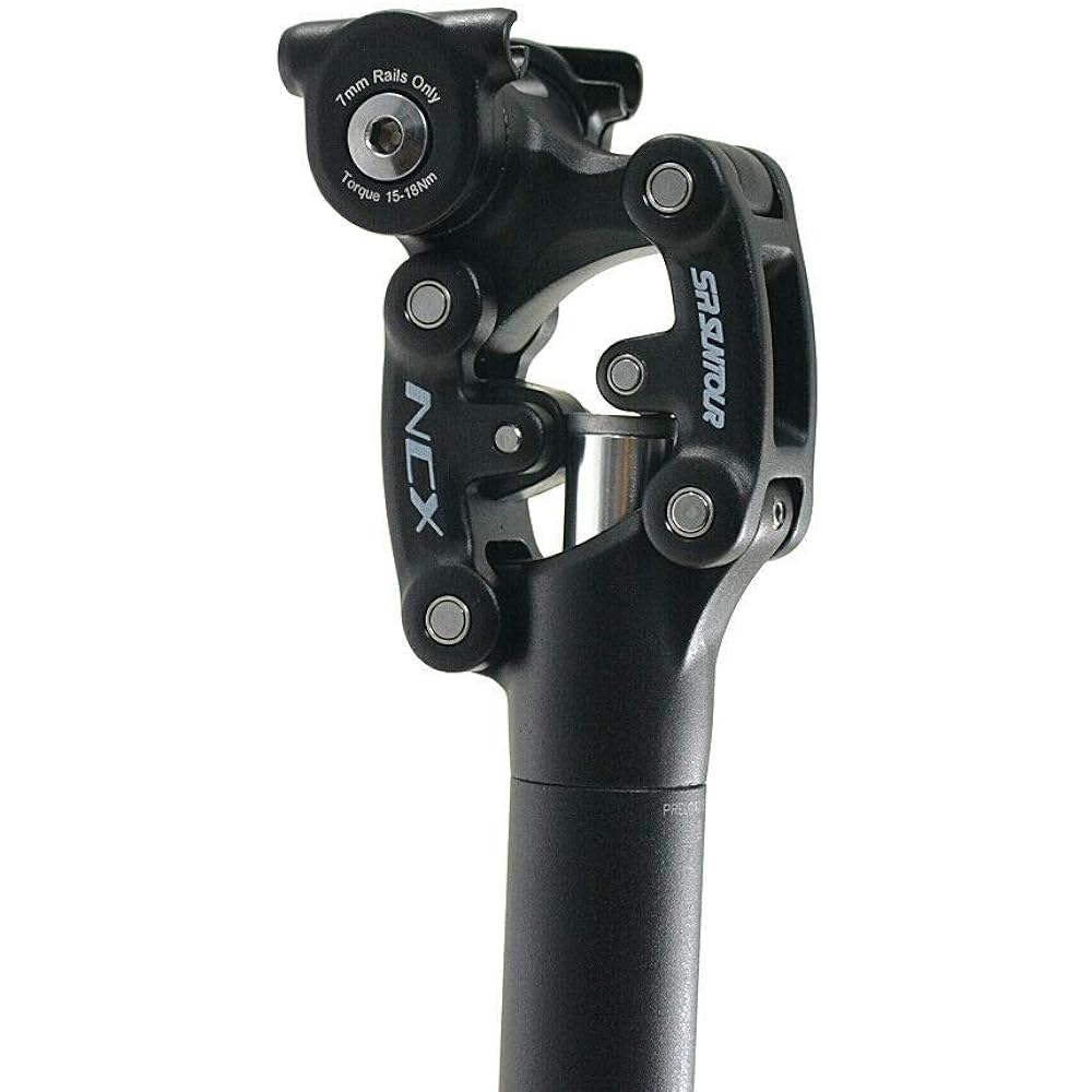 SR SUNTOUR SP12 NCX Suspension Seat Post with Protective Cover 27.2X400mm ,Black, VK1918