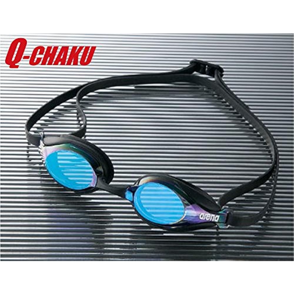 arena Swimming Goggles Glasses Q-CHAKU FINA Approved One Size Fits Most AGL-2400 Anti-fog Mirror Processing