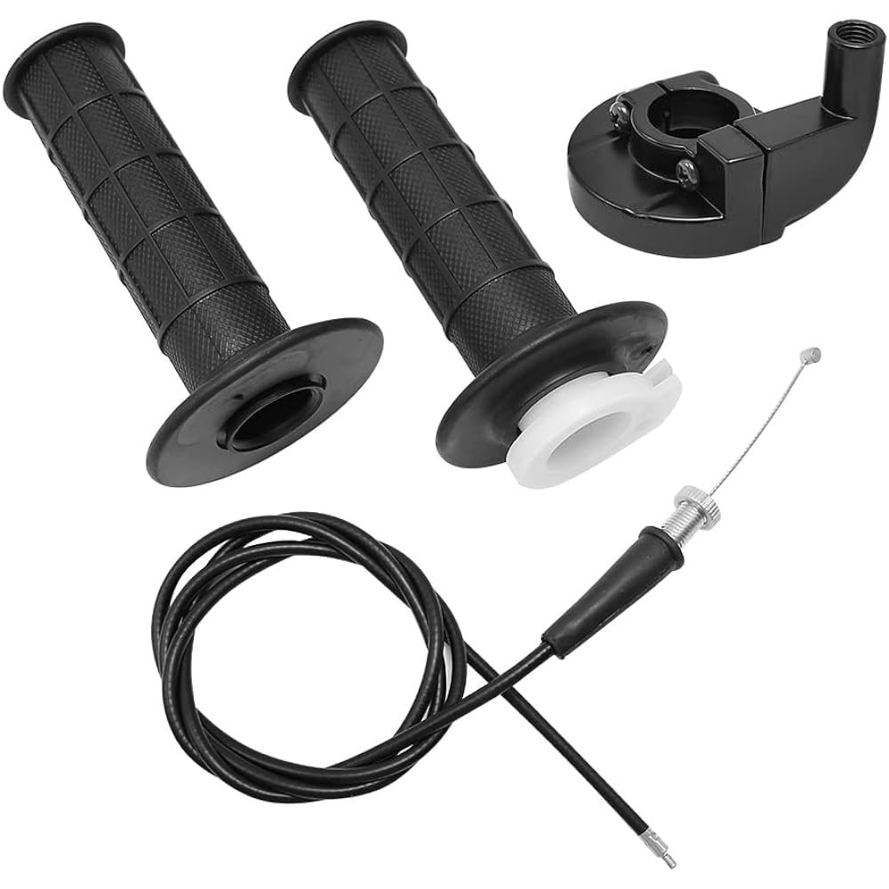 Black Throttle Handle and Grip Cable Replacement for Mini Baja Doodlebug 5.5hp 6.5hp Mb165 Mb200 196cc 200cc 97cc