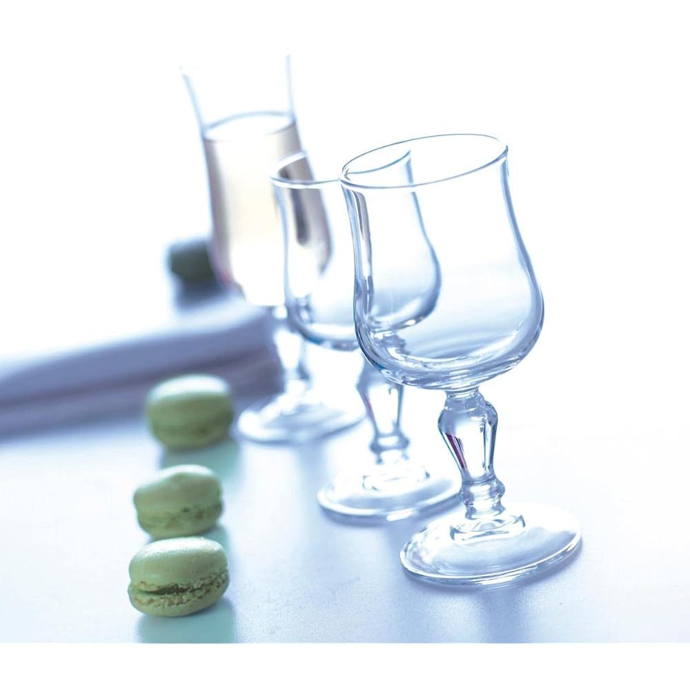 ALC International Normandy Wine Glass 160cc 11392(11686) Fully Tempered Soda Glass France 12 Pieces RNL05