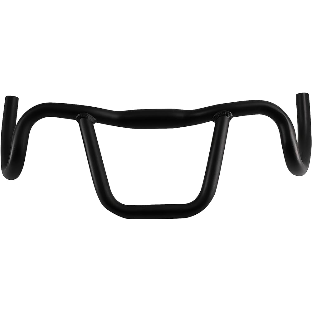 WEERAS Bicycle Drop Handlebar Aluminum Alloy Round Tube Gravel Handlebar Diameter 31.8, 440mm-540mm, Sink Height 20mm, For Touring Bikes