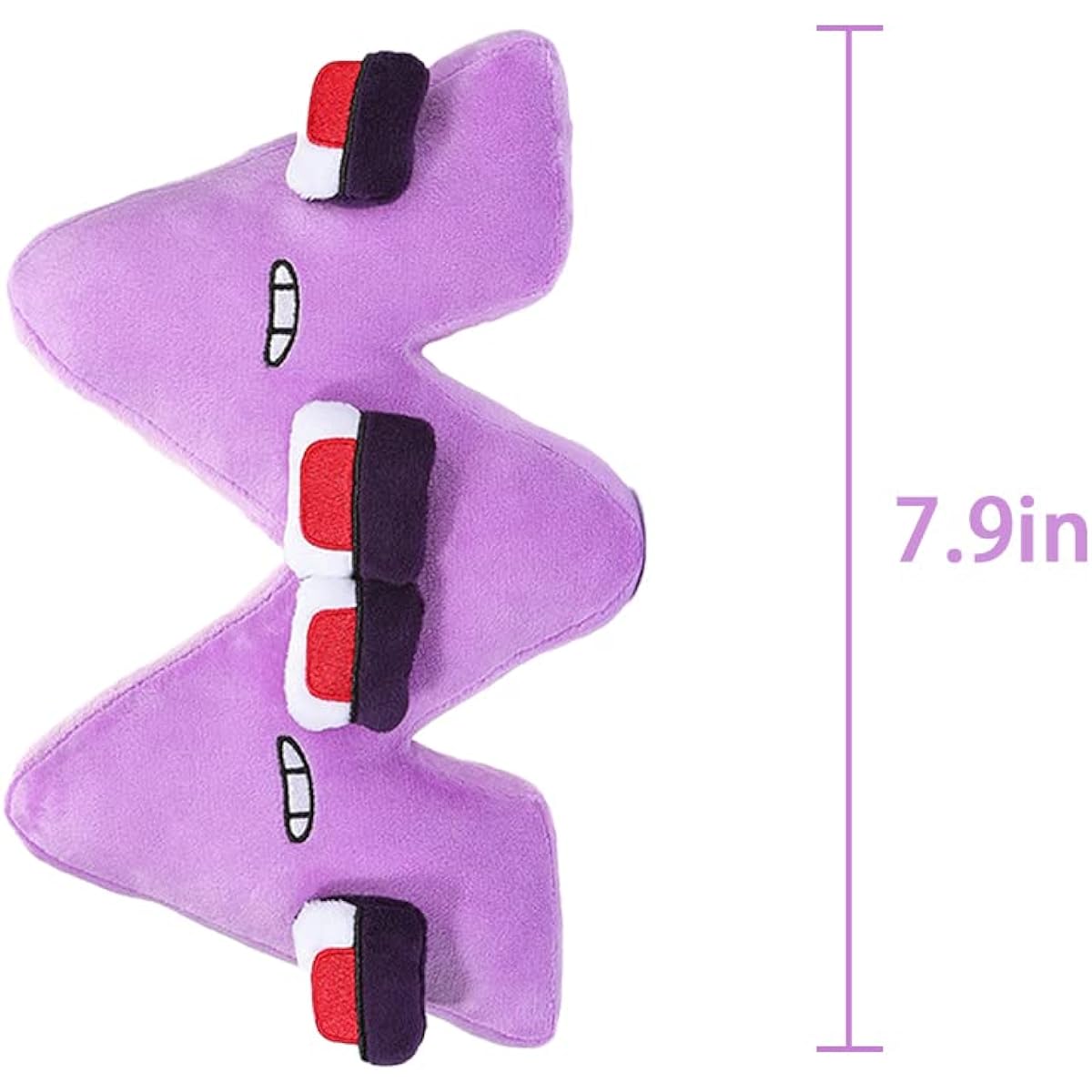 Funky Wizard Alphabet Letters Folklore Plush Soft Stuffed Animals Birthday Figure Toys Friends Family Christmas Thanksgiving Birthday Easter (Plush-W)