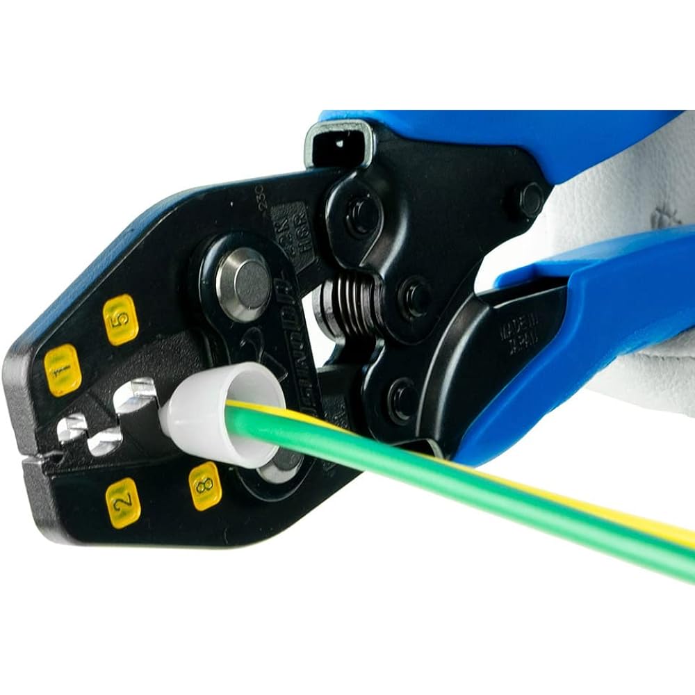 TSUNODA Crimping tool for closed end connector with insulation coating TPH-8