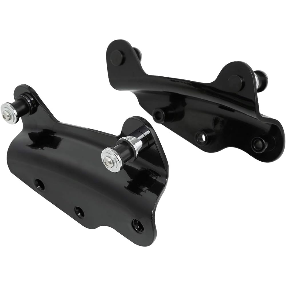XFMT Black Removable 4 Point Docking Hardware Kit for Harley Touring Road King Street Glide 2009-2013 (Replaces: #54246-09A)