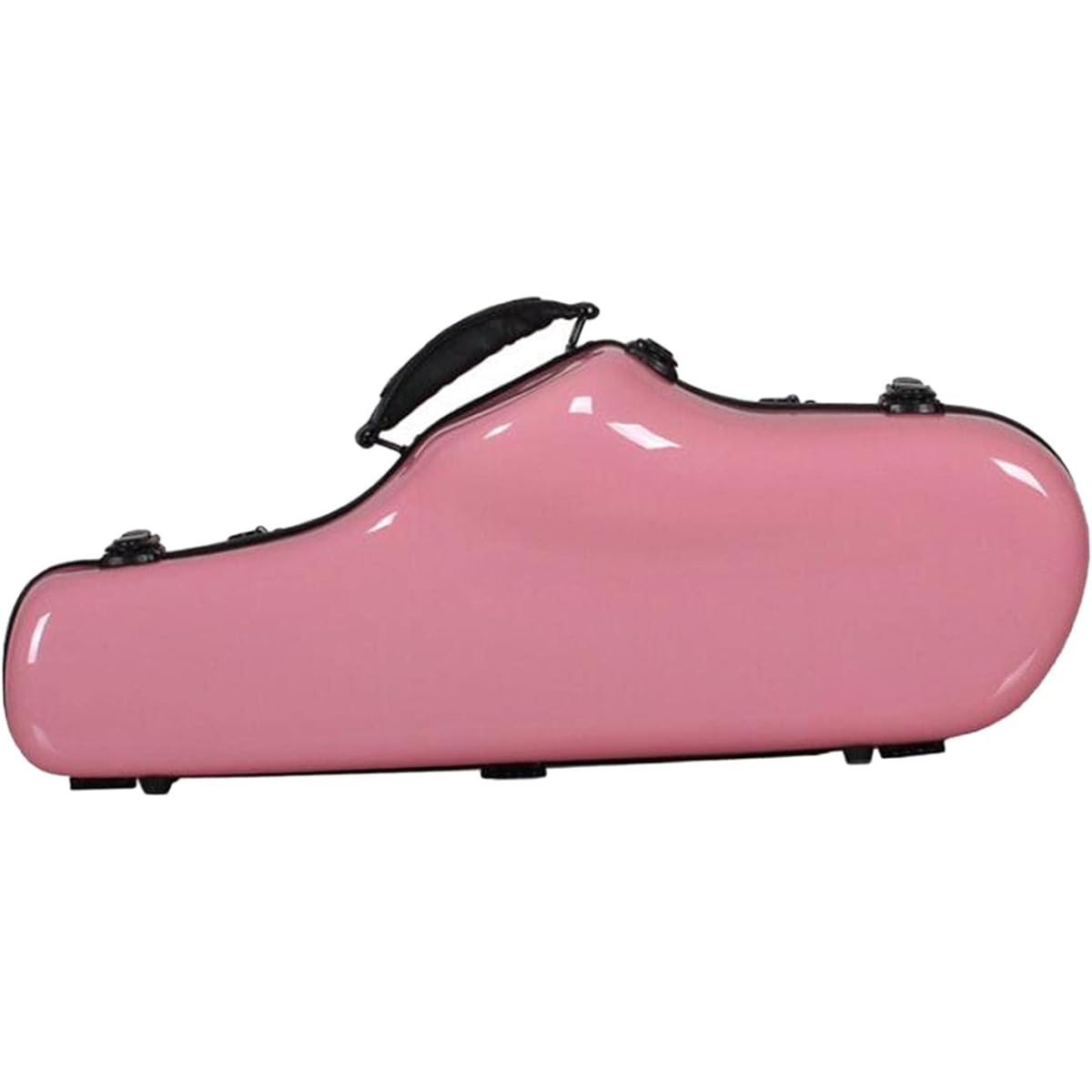 TISHITA Alto Saxophone Case Durable Carrying Bag with Detachable Strap for Saxophone Instrument, Pink