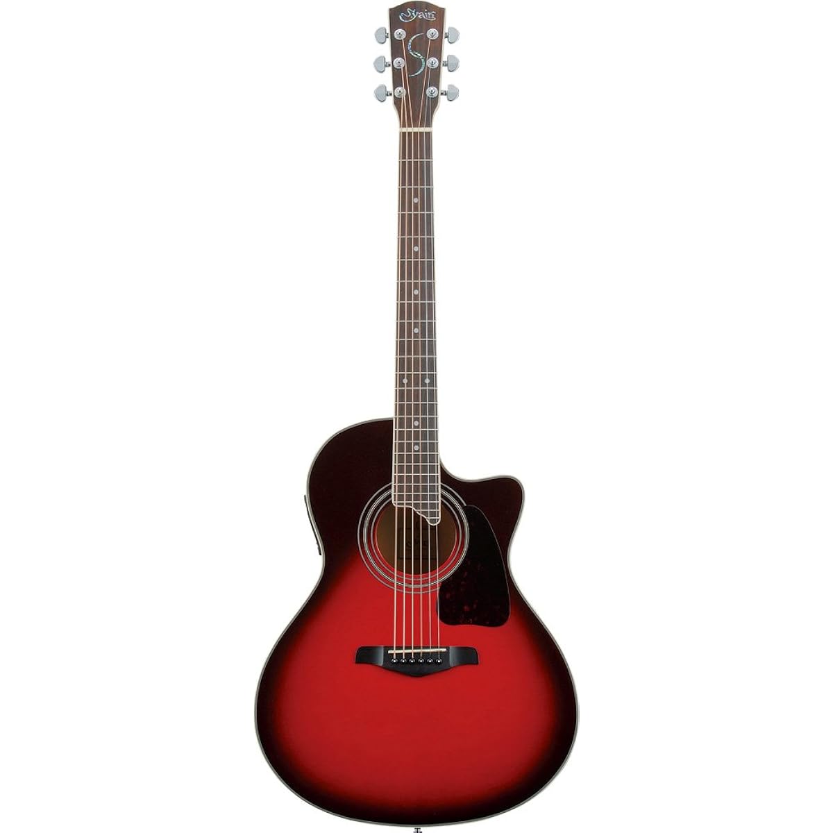 S.Yairi E-Acoustic Series Electric Acoustic Guitar YE-4M/WB Wine Red Sunburst