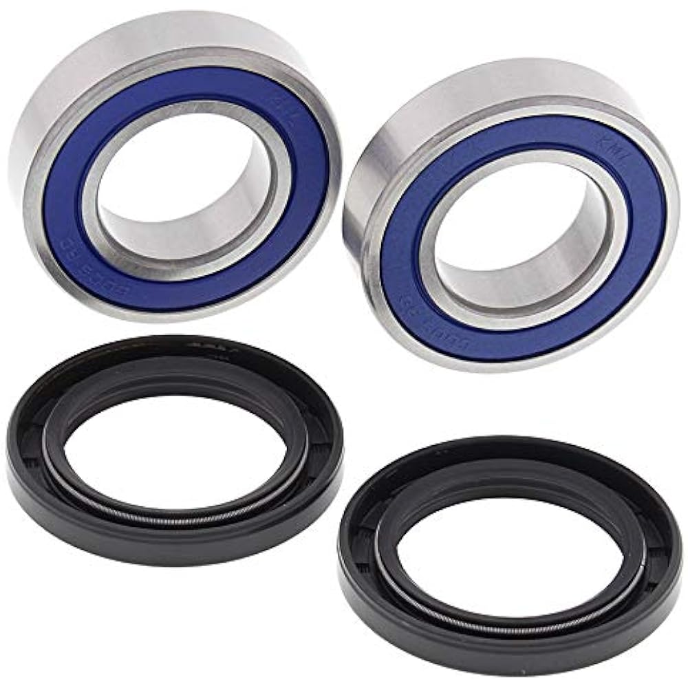 All Balls Racing 25-1273 Wheel Bearing Seal Kit Compatible/Replacement with BMW Kawasaki Suzuki Husaberg KTM