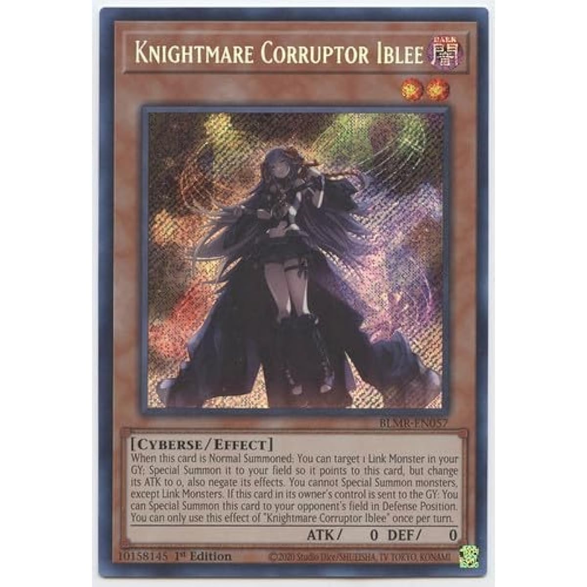 Nightmare Corruptor Ivery - BLMR-EN057 - Secret Rare - First Edition.