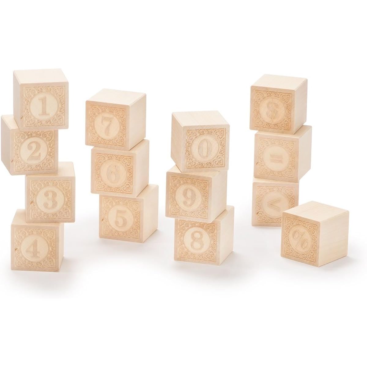Uncle Goose Alphablanks Number Blocks - Made in the USA