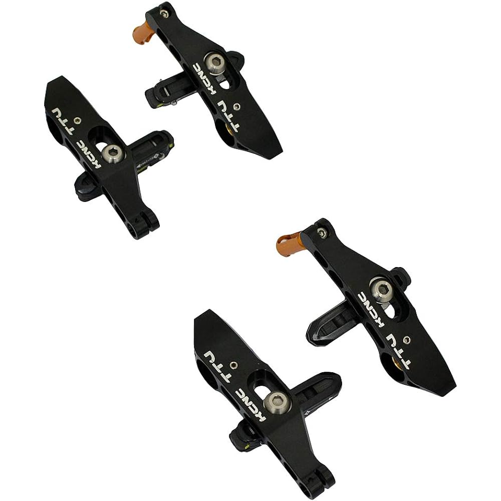 KCNC VB2 Direct Mount Aero V-Brake Set Front and Rear For Giant Propel, Black, SK2046