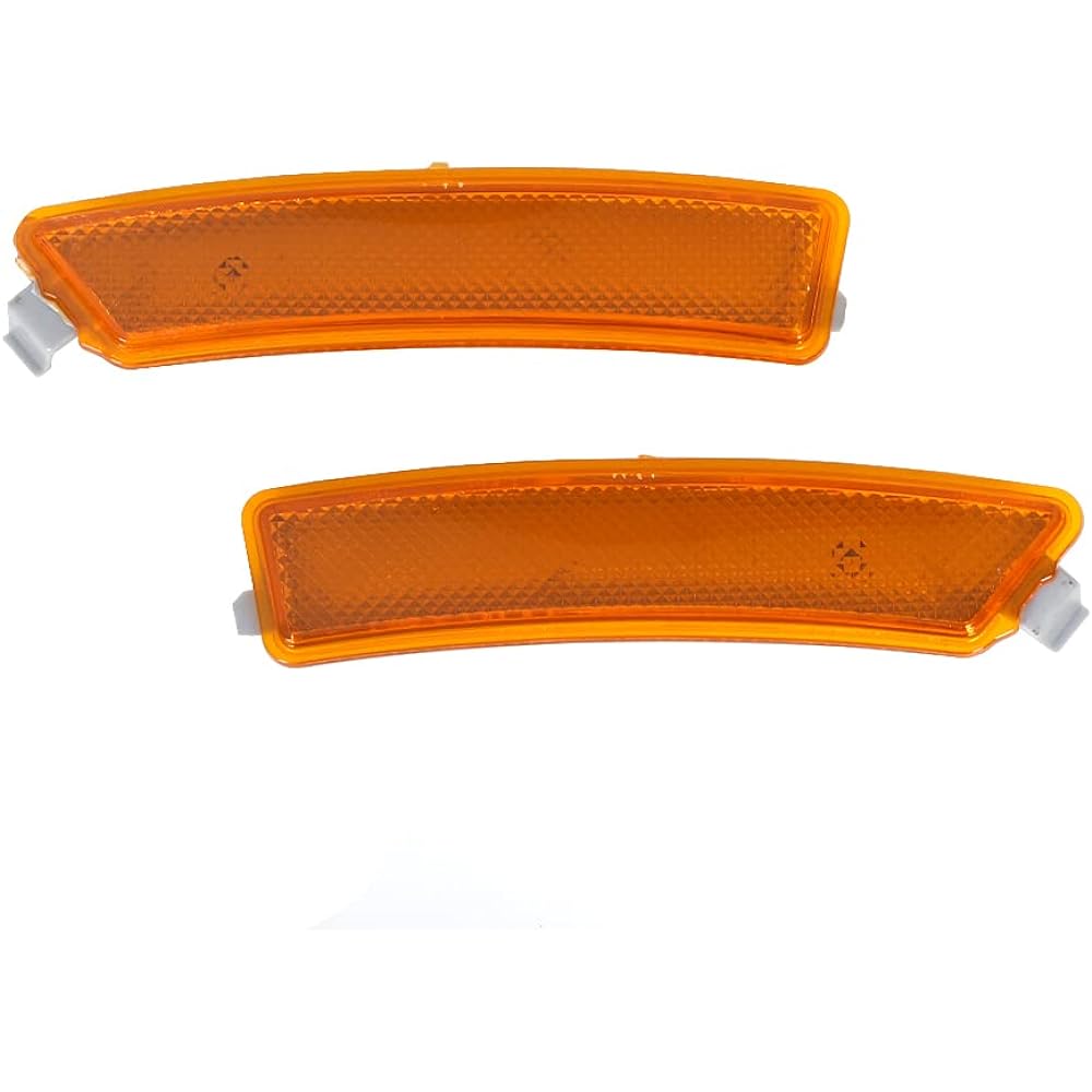 JESYMBX Front Bumper Reflector Side Marker Light Turn Signal Lamp Set for Lincoln MKZ 2013 2014 2015 2016