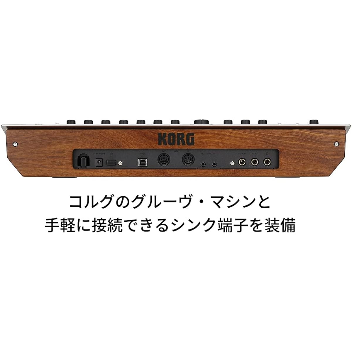 KORG 4-voice polyphonic analog synthesizer minilogue 37-key 16-step sequencer with oscilloscope and adapter included