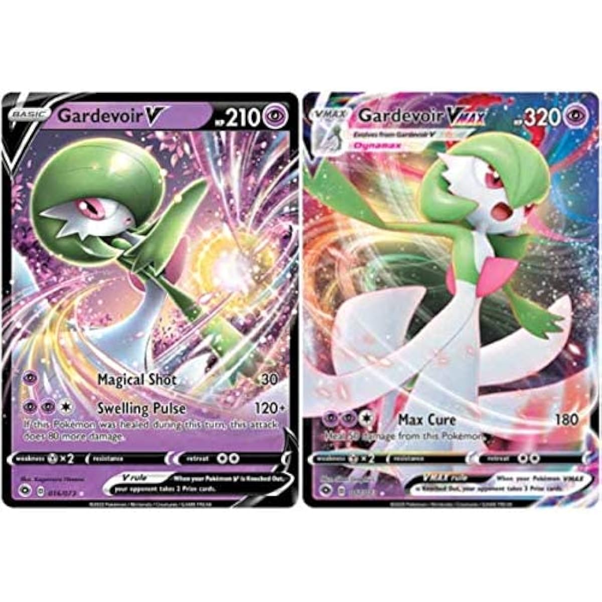 Gardevoir V&Vmax - 017/073 - Path of the Champion - Pokemon Ultra Rare Card Lot