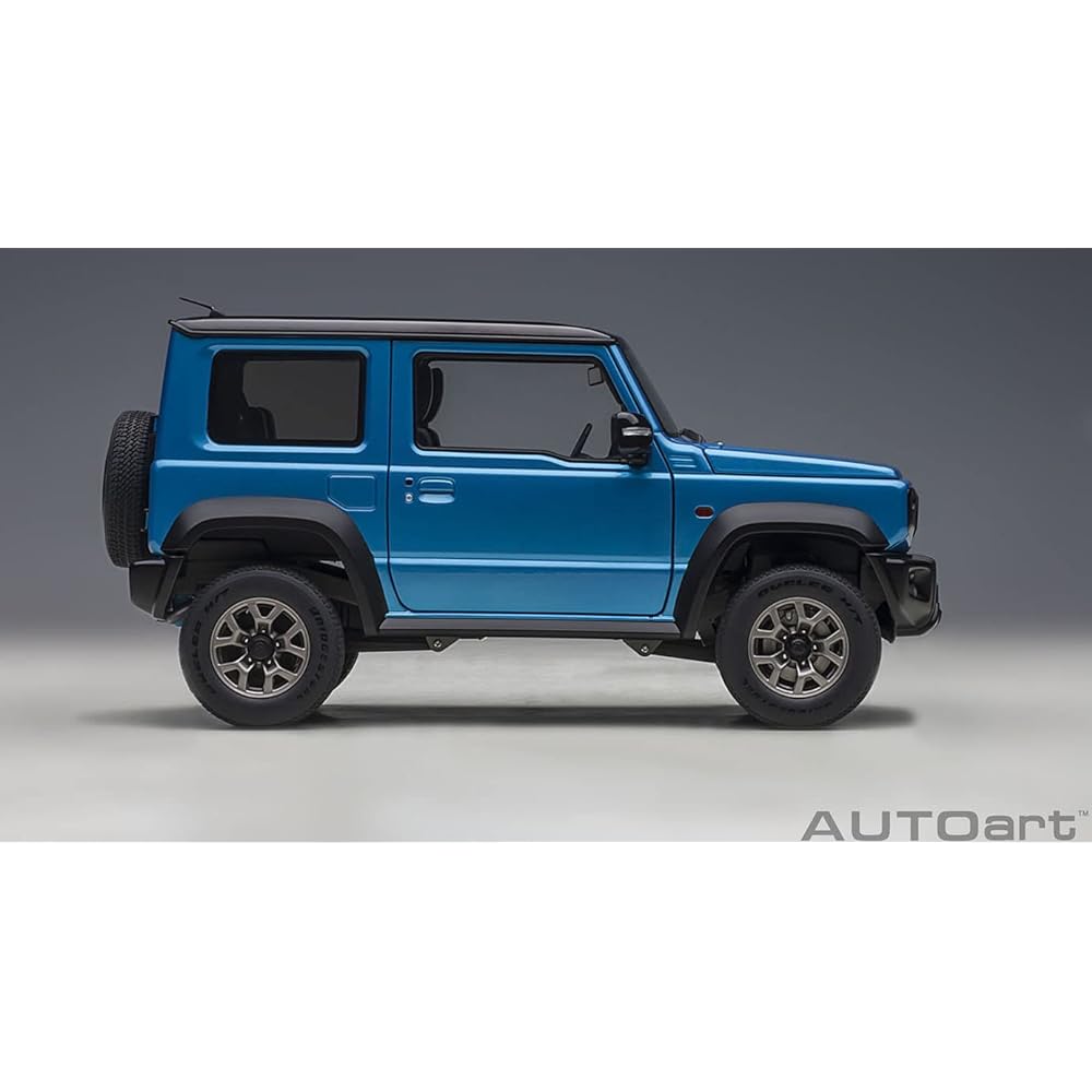 AUTOart 1/18 Suzuki Jimny Sierra (JB74) Blue Metallic/Black Roof Finished Product 78507
