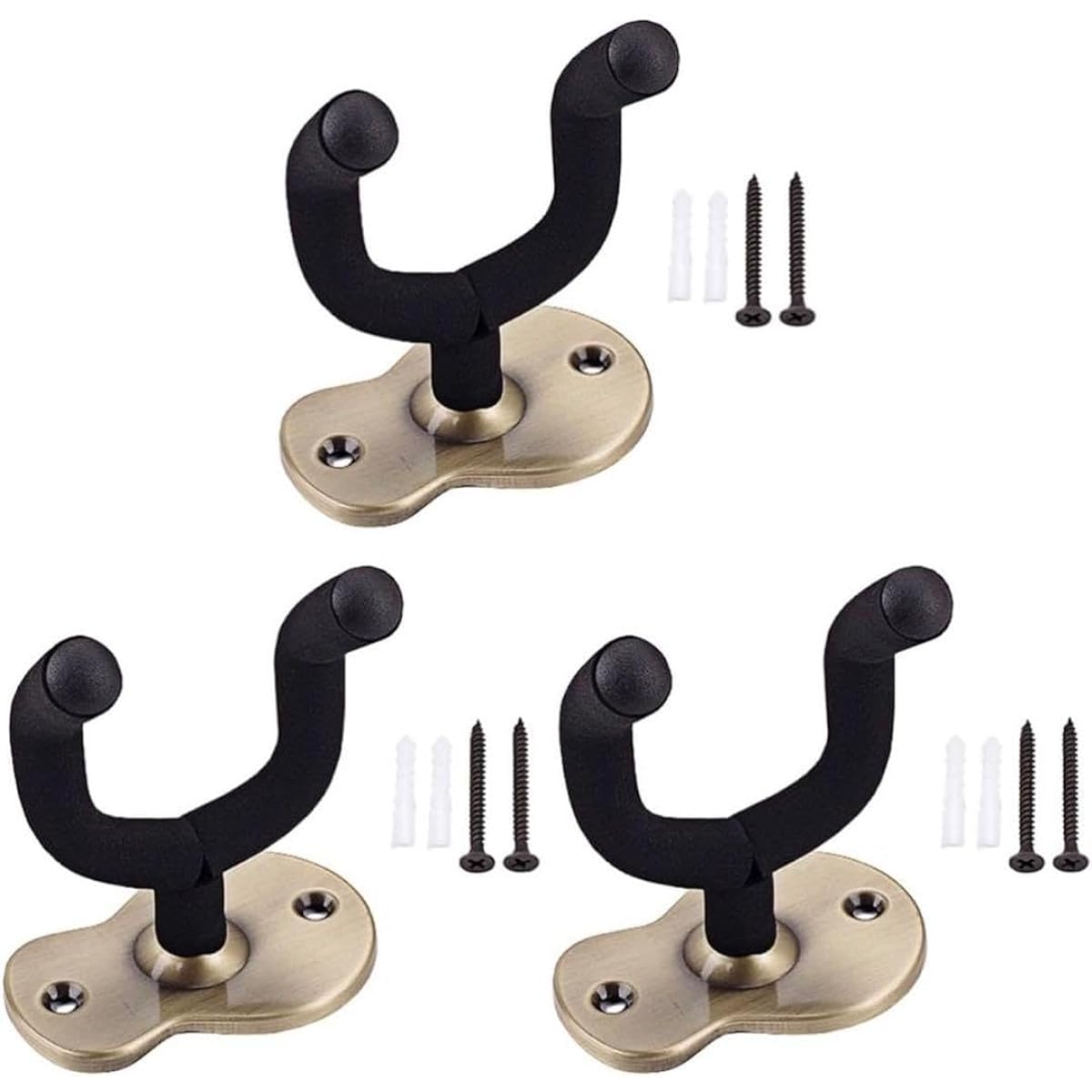 Guitar Wall Stand 3 Piece Set Hook Parts Violin Mandolin VZ