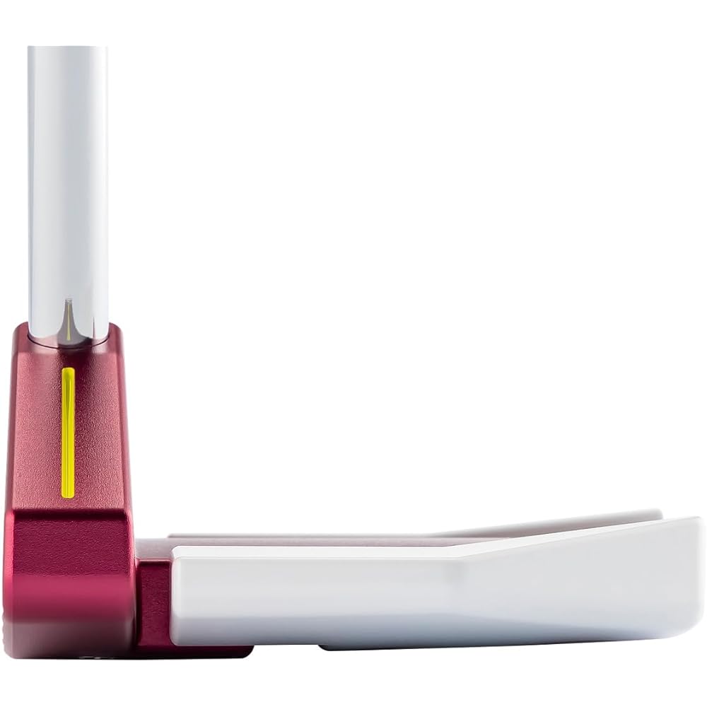 Casco Red Red9/9 Whiteback DELTA-FACE DF-016 Square Mallet Putter Putter Shaft: KBS CT TOUR PUTTER