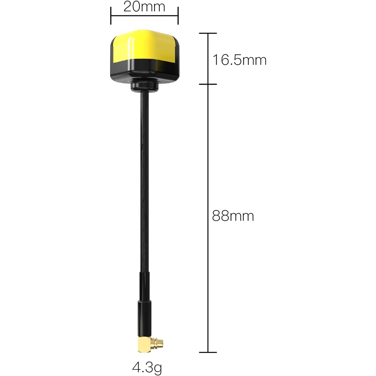 MMCX FPV Antenna VTX Antenna SpeedyBee RHCP 5.8 GHz 2.8dBi Antenna for FPV TX/RX/VTX 2pcs