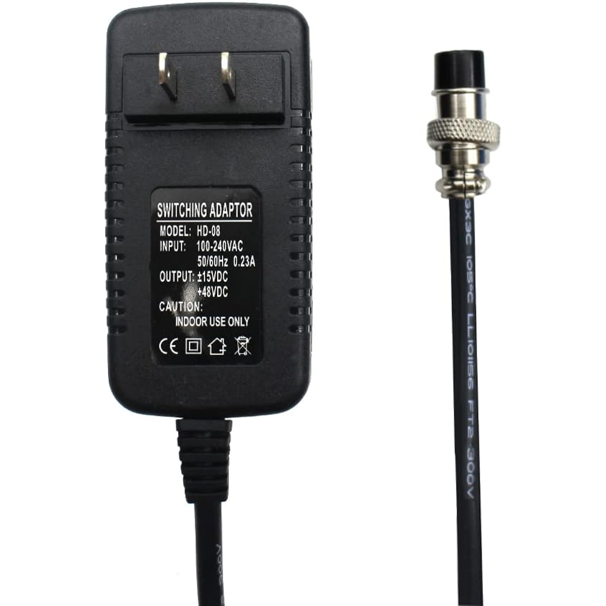 Audio Mixer Power Adapter F4/F7/CT4-16 Universal 2-16 Channel Professional Sound Mixing Console Board 15VDC 4 Pin Hole Connector for Home Karaoke Sign and PA System
