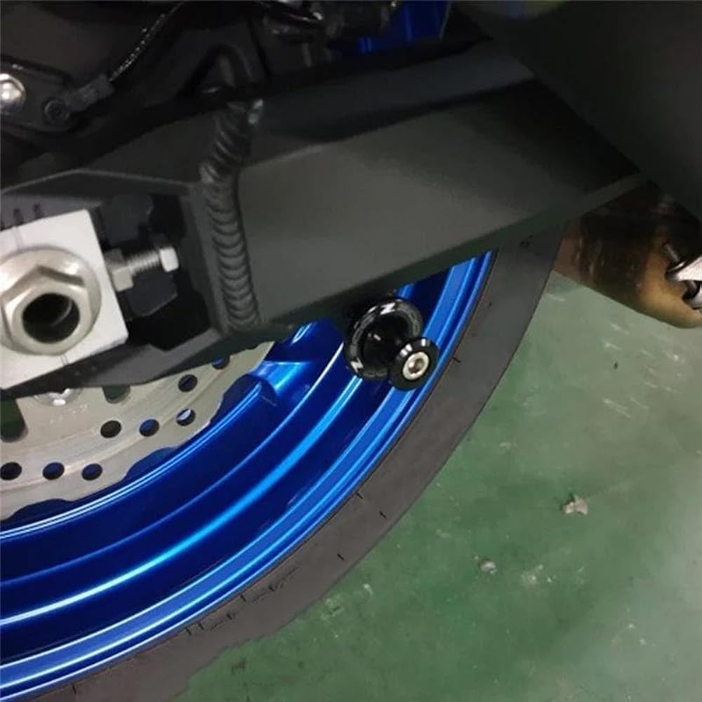Motorcycle Bobbin Slider Stand 8mm Motorcycle Swingarm Slider Spool Stand Screw Cover For Z650 Z 650 2017-2022 2020 (Color : L)