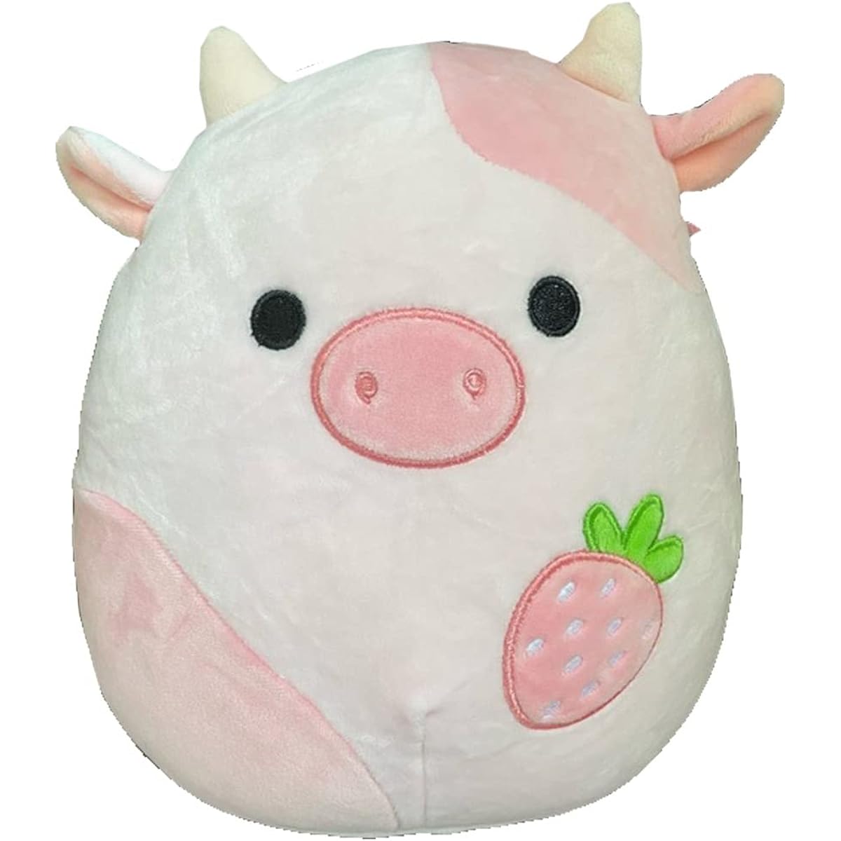 Squishmallows Official Kellytoy Plush Farm Squad Squad Soft Stuffed Animals (Reshma Cow (Strawberry) 8 inch