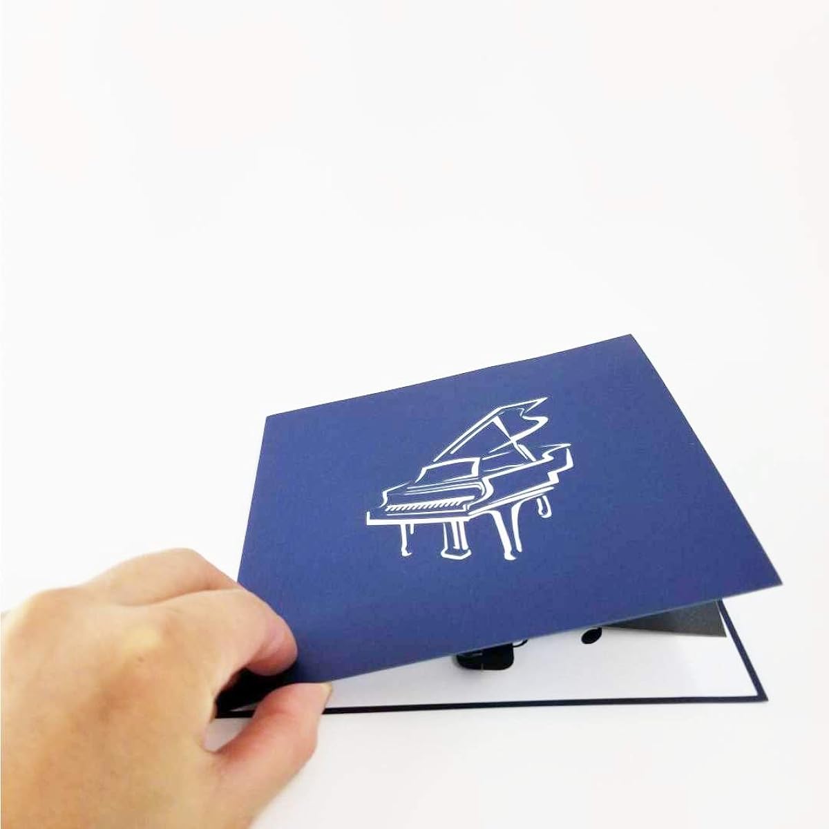 Grand Piano Pop Up Card for Any Occasion - Happy Birthday, Graduation, Retirement, Father's Day, Mother's Day - Musicians, Pianists, Music Lovers | Pop Card Express