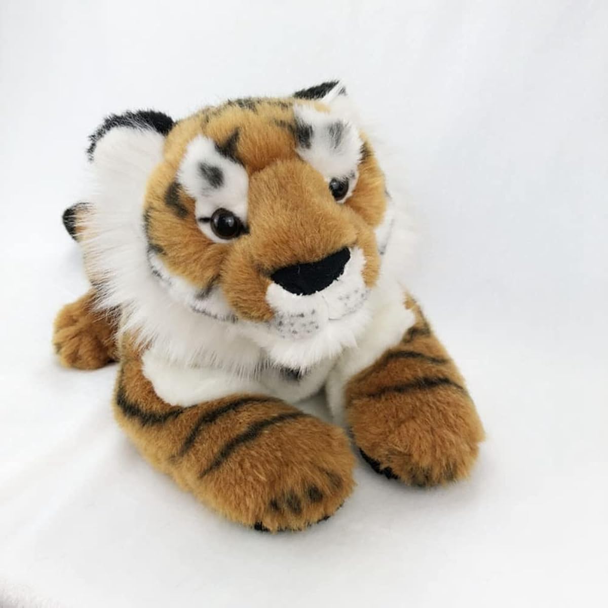 Amur tiger stuffed animal hug pillow fluffy multi-functional large realistic soothing sleep-friendly cute Christmas cute for kids birthday anniversary 50cm co-sleeping brown present comfortable soft Valentine's Day soft just like the real thing