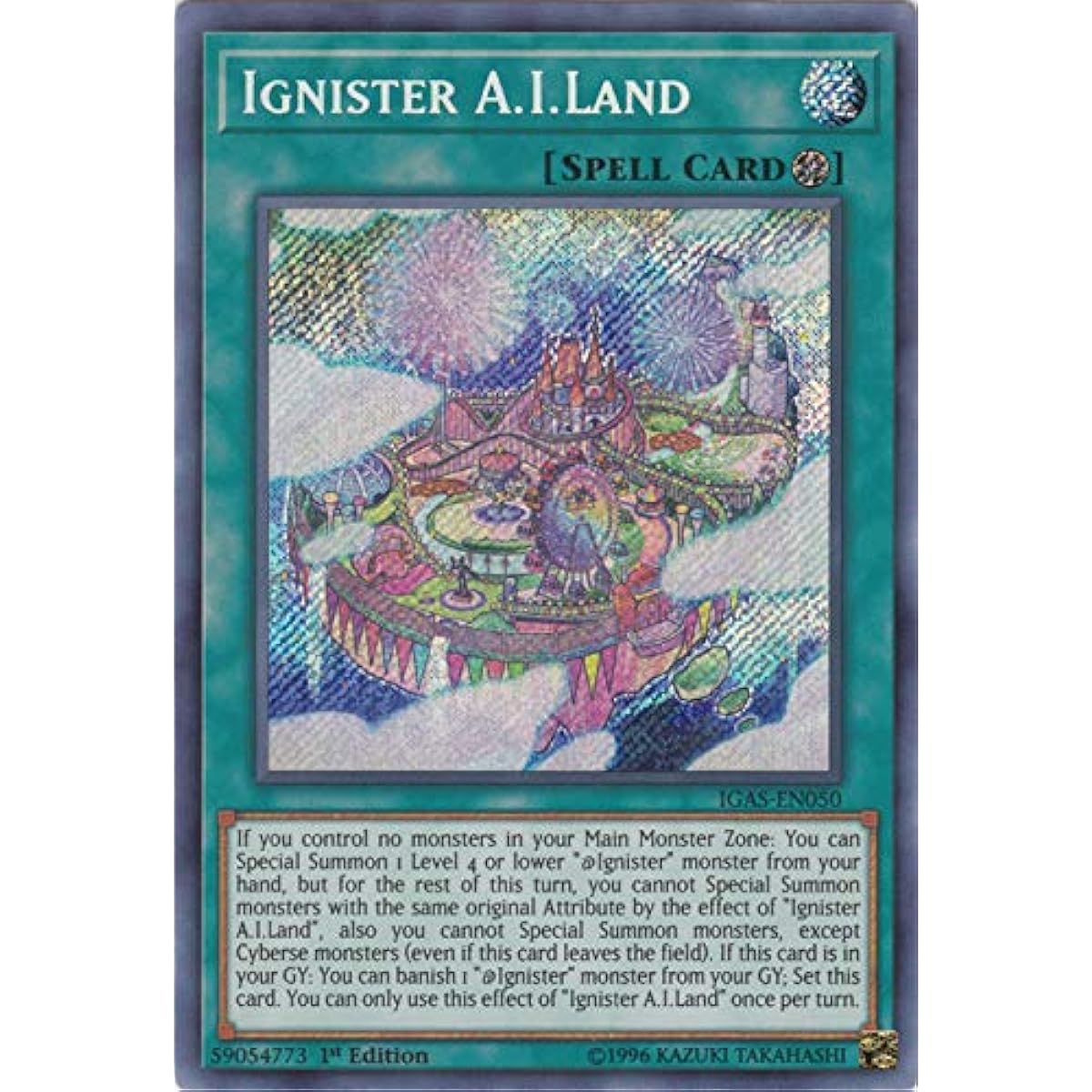 Ignister A.I.Land - IGAS-EN050 - Secret Rare - First Edition