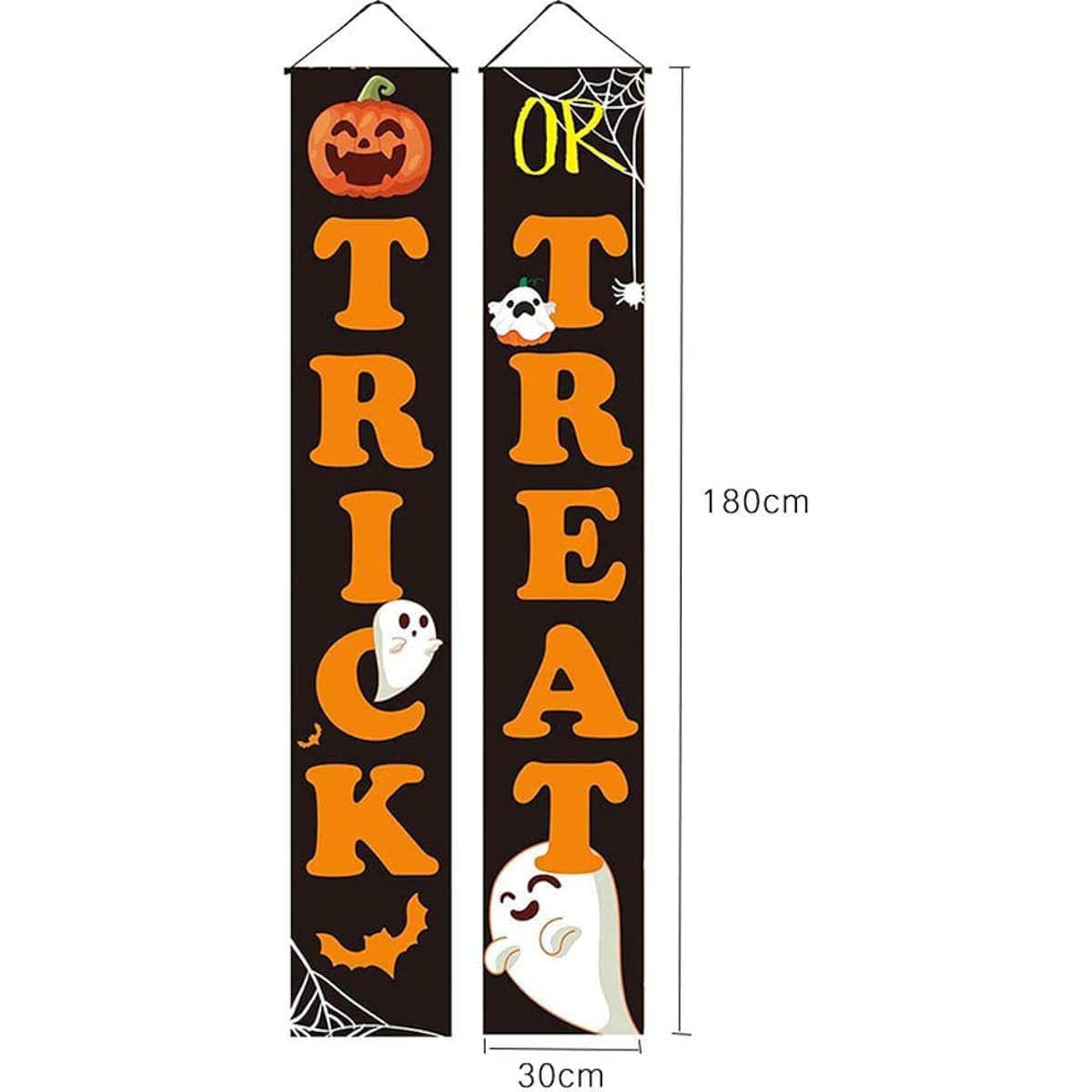Trick or Treat Halloween Banner Halloween Decorations Outdoor Hanging Sign Home Decoration