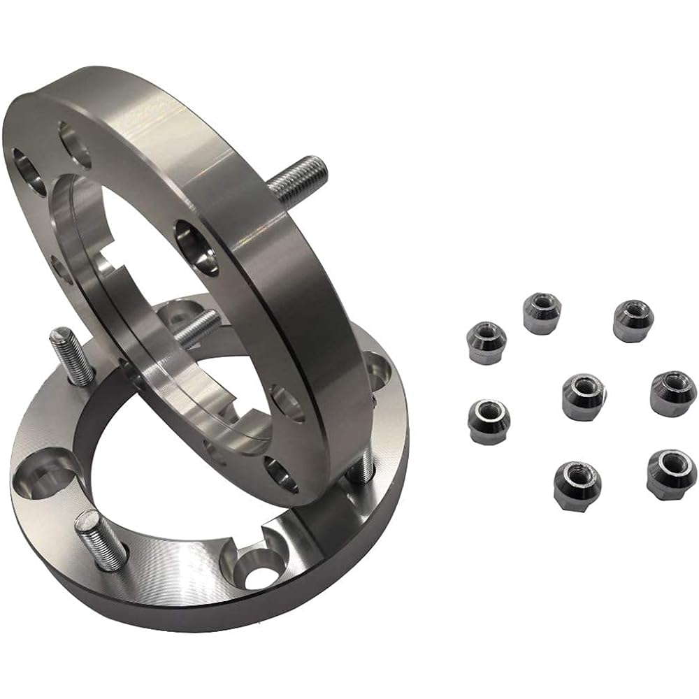 Beauty-Life BTL Heavy Duty 1" Wheel Washer 4/156mm Bolt Pattern Polaris 3/8" Stud - Polaris 12mm Wheel 2008-2014 RZR Ranger 500/800 (Set of 4)