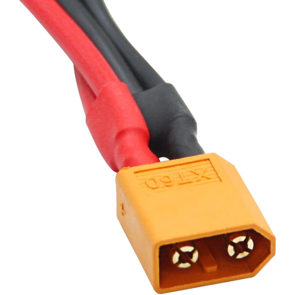 Short XT60 Parallel Battery Connector Cable 14AWG 1 Male to 2 Female Y Splitter Adapter Cable 10cm/3.93inch for RC Multicopter Quadcopter