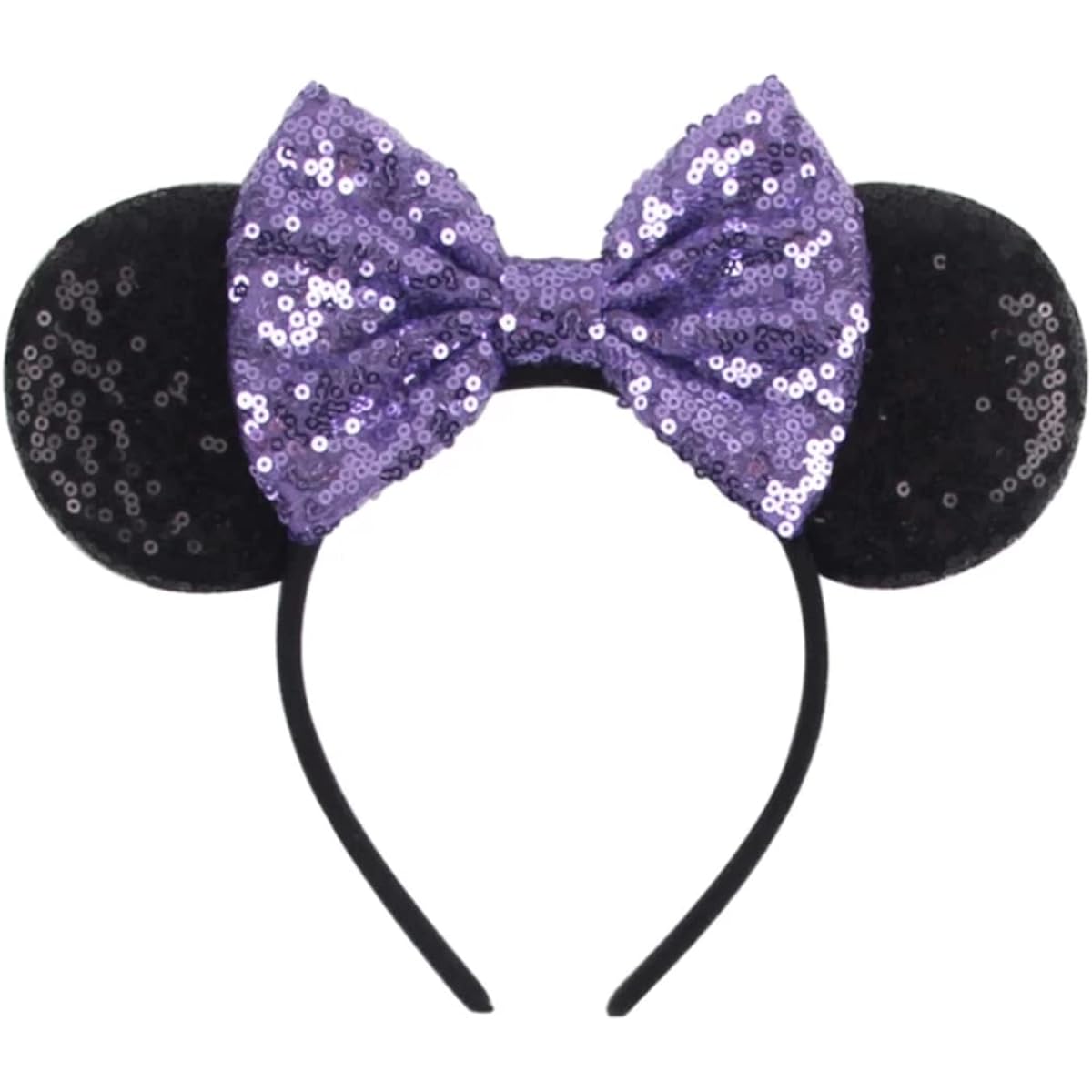 CLGIFT Purple Mickey Ears Sparkly Mickey Ears Daisy Mickey Ears Tangled Mickey Ears Minnie Ears Lilac Mickey Ears