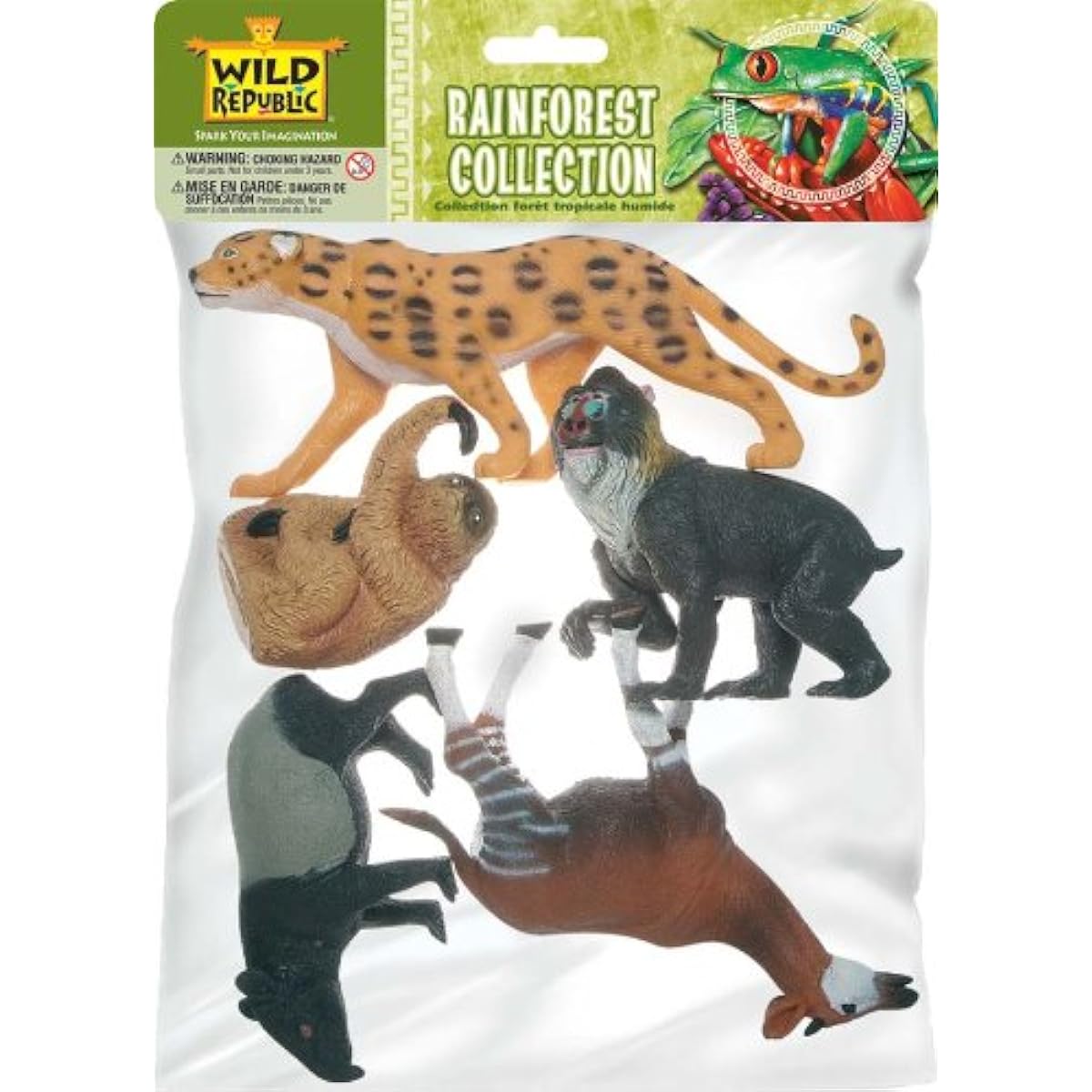 Wild Republic Rainforest Figures Polybag Collection 53529