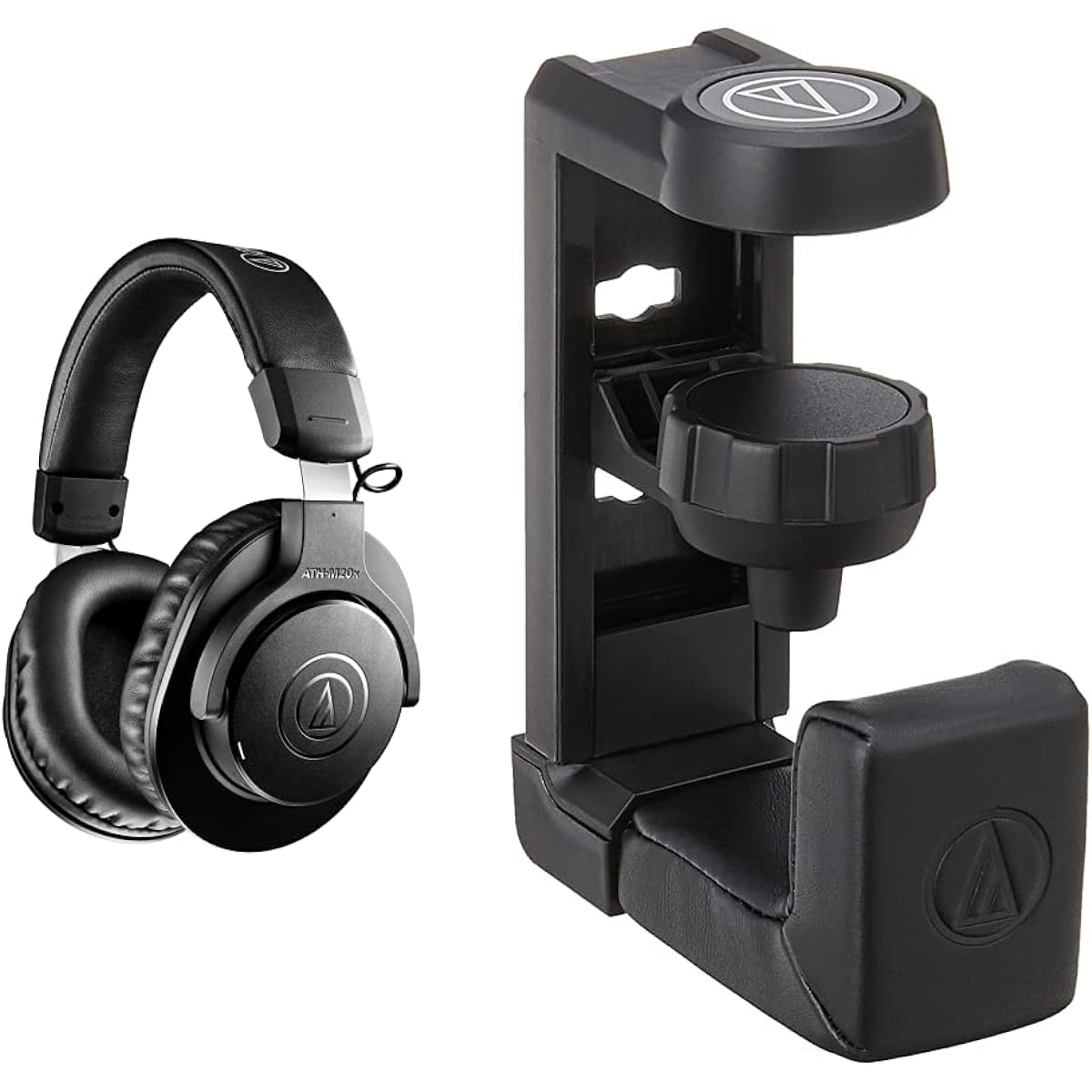 Audio-Technica Wireless Headphones ATH-M20xBT & Audio-Technica Headphone Hanger AT-HPH300