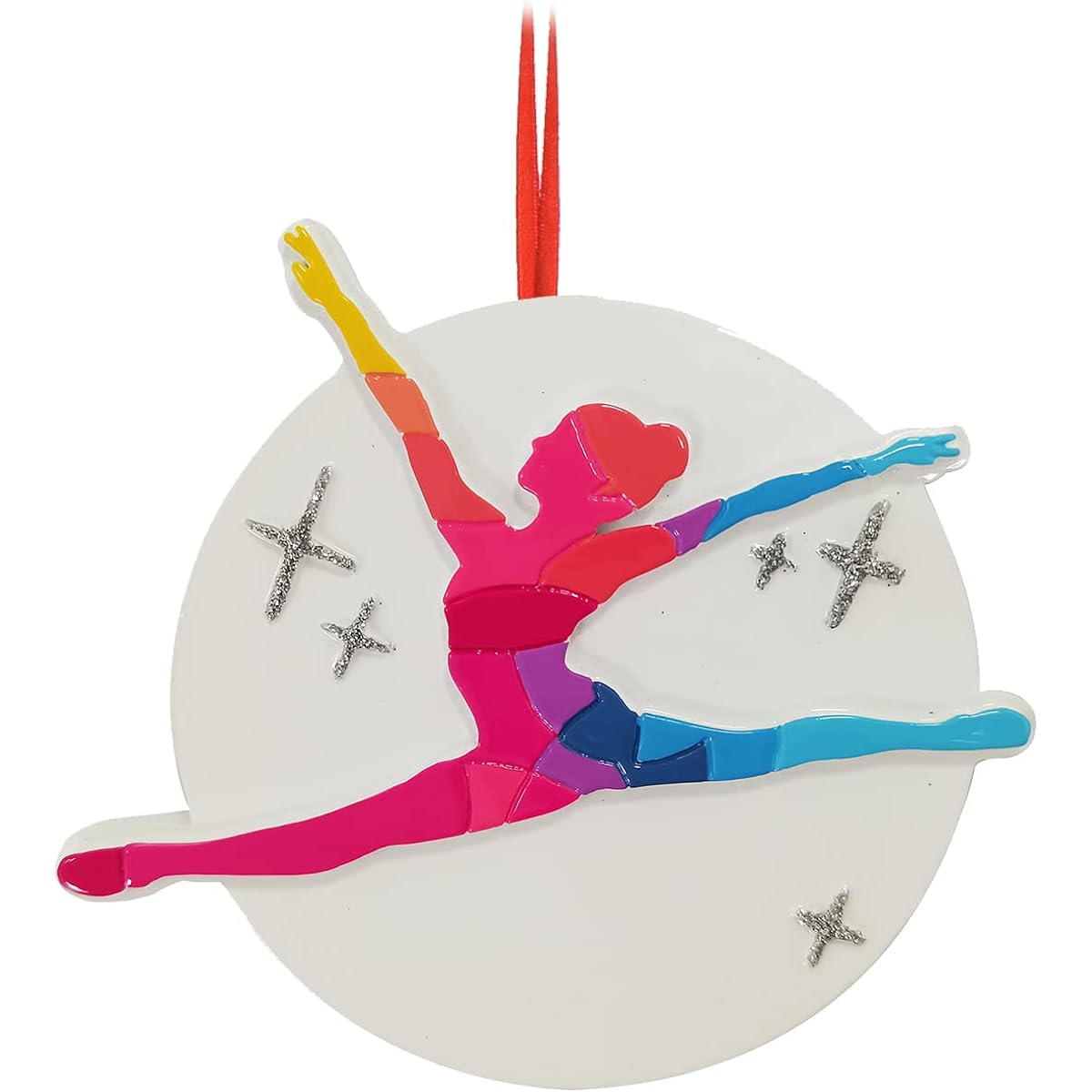 Personalized Gymnastics Ornaments for Girls 2023 - Gymnastics Christmas Ornaments Gymnastics Gifts - Colorful - Free Customization