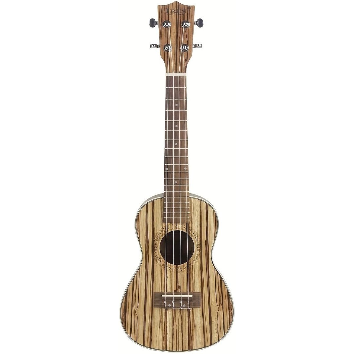 IRIN 61cm Zebrawood Ukulele Premium Look and Sound ZZUY