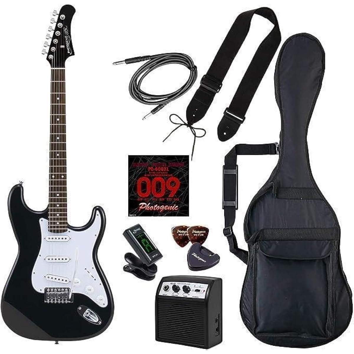 PhotoGenic Electric Guitar Light Set ST Type ST-180 HBK