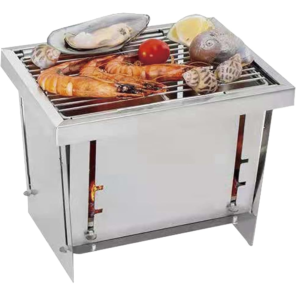 C-JETANK Tabletop BBQ Grill Camping Bonfire Stand Tabletop Stove Mint One Touch Stove Solo Can